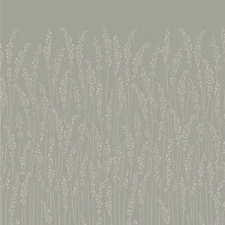 Feather Grass Wallpaper in 'Pigeon' 