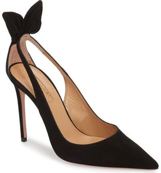 High heels, Footwear, Basic pump, Shoe, Court shoe, Leather, Beige, Suede, Dancing shoe, Fawn,