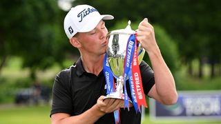 Daniel Hillier with the Betfred British Masters trophy