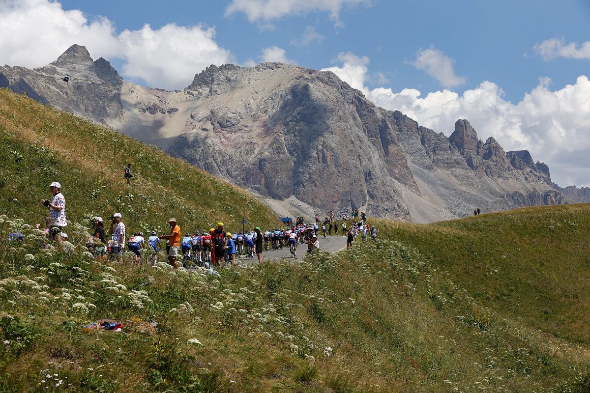 Tour de France 2022 - 109th Edition - 12th stage Briancon - L'Alpe d'Huez 166 km - 14/07/2022 - Scenery - Col Du Galibier - photo Luca Bettini/SprintCyclingAgency&Acirc;&copy;2022