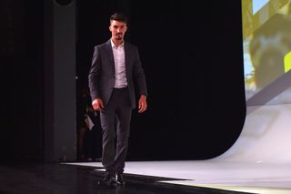 Julian Alaphilippe at the Tour de France 2020 presentation in Paris