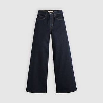 Levi's hires indigo wide leg jeans
