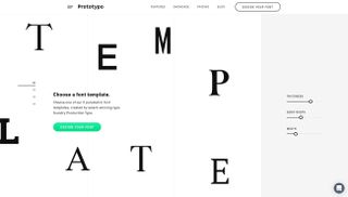 Online typography tools: Prototypo