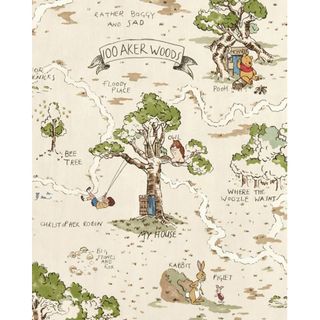 Disney Home x Sanderson Hundred Acre Wood Wallpaper