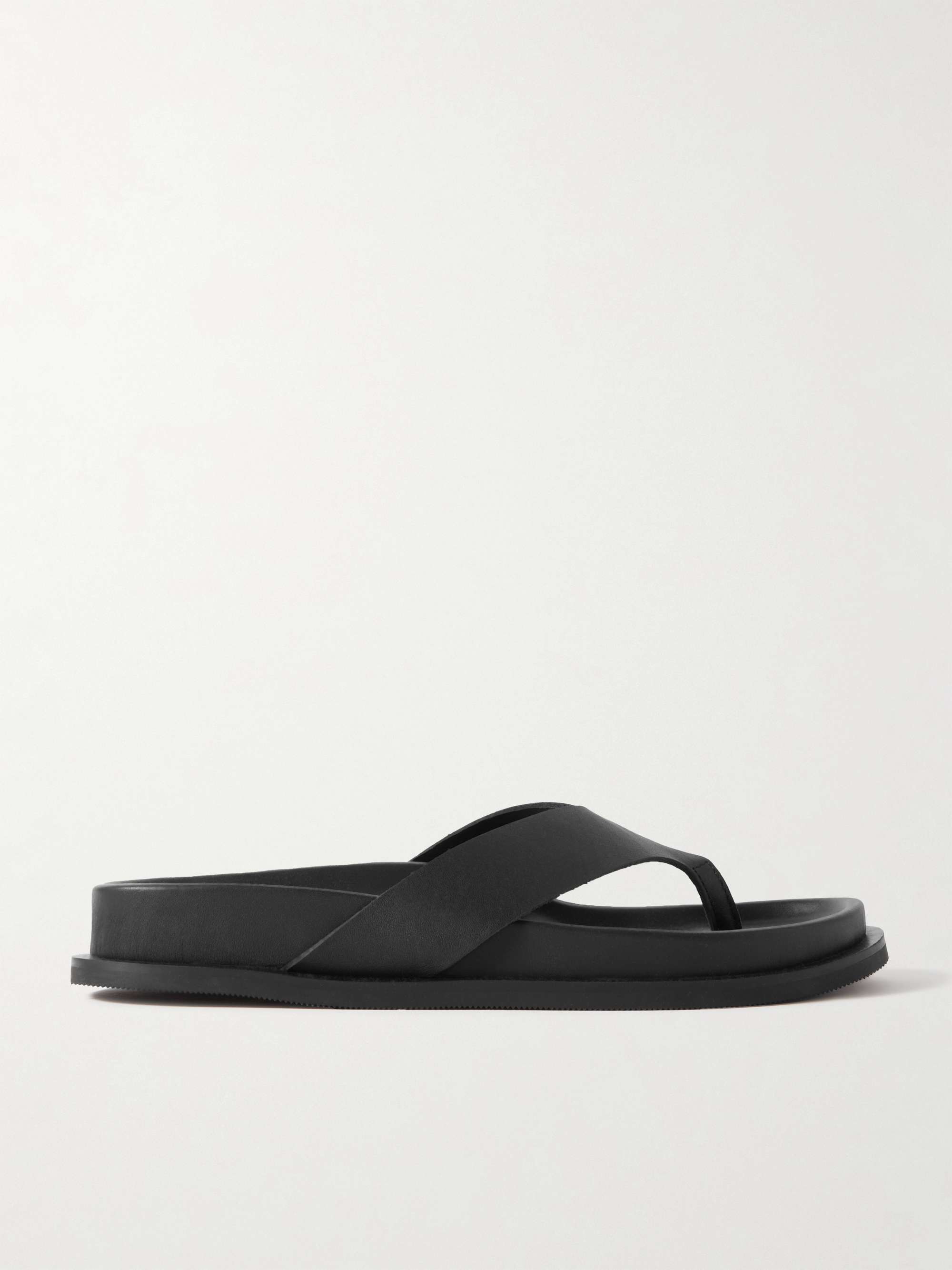 Thong Leather Flip Flops