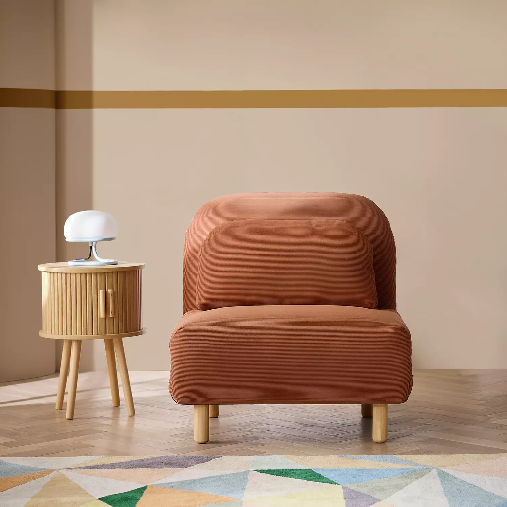 Habitat Benji chair bed - rust