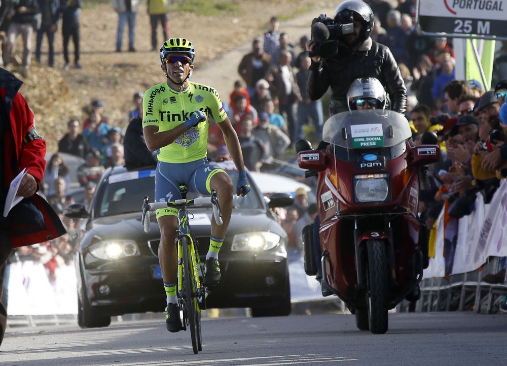 Alberto Contador wins the final stage at Volta ao Algarve