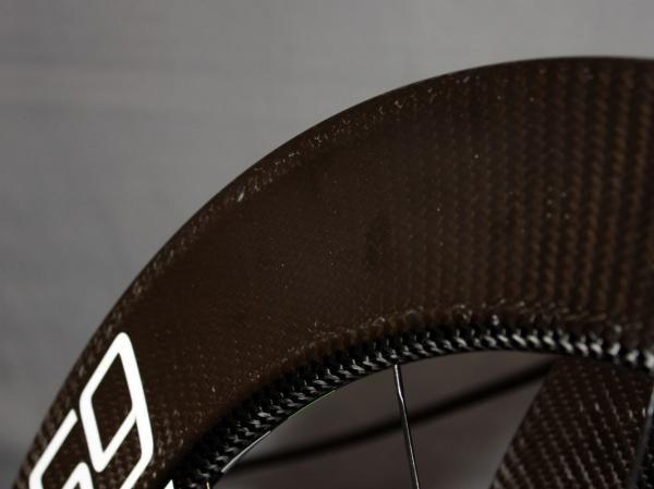 The sidewalls on the 69mm-deep AX-Lightness wheels are slightly concave.