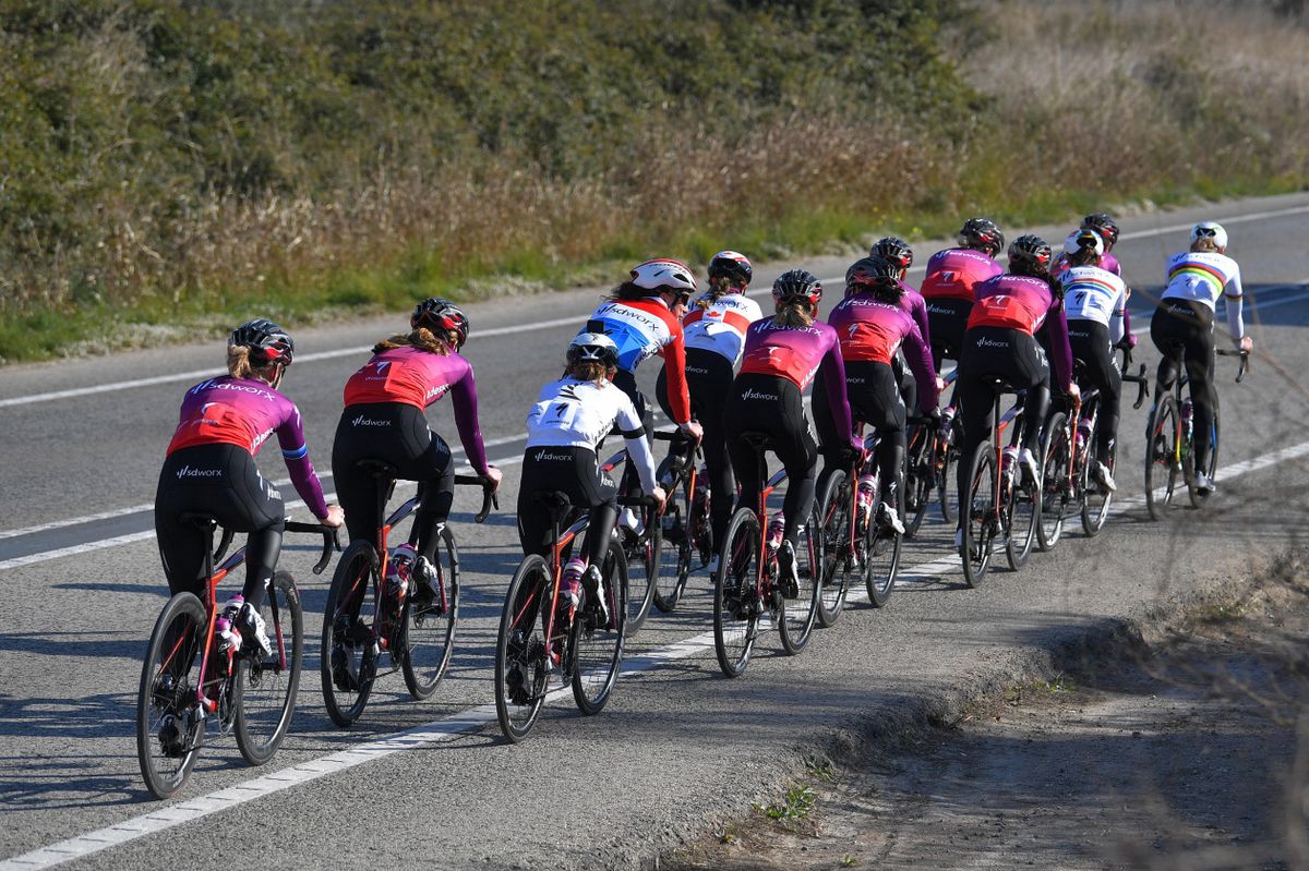 SD Worx riders on roads of Costa Blanca for 2021 January team camp