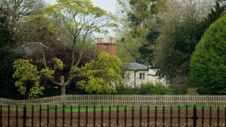 A general view of Frogmore Cottage at Frogmore Cottage on April 10, 2019 in Windsor, England