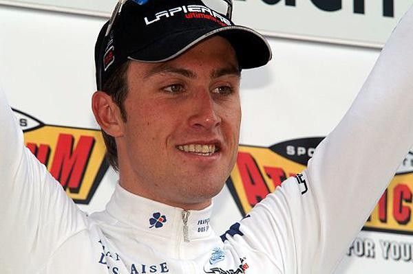 Bernhard Eisel (Francaise de Jeux) looks pretty happy after stage 1