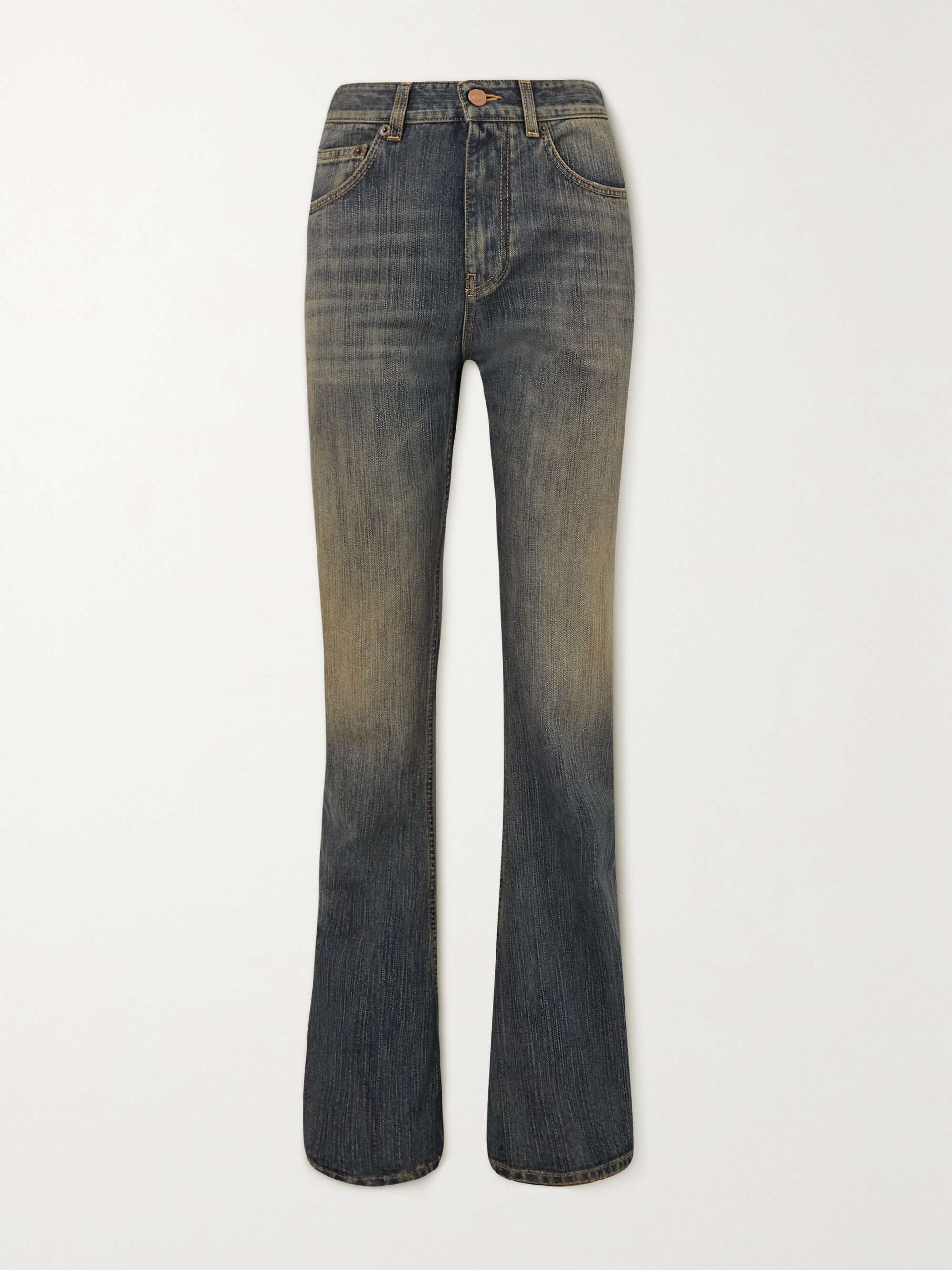 High-Rise Bootcut Jeans