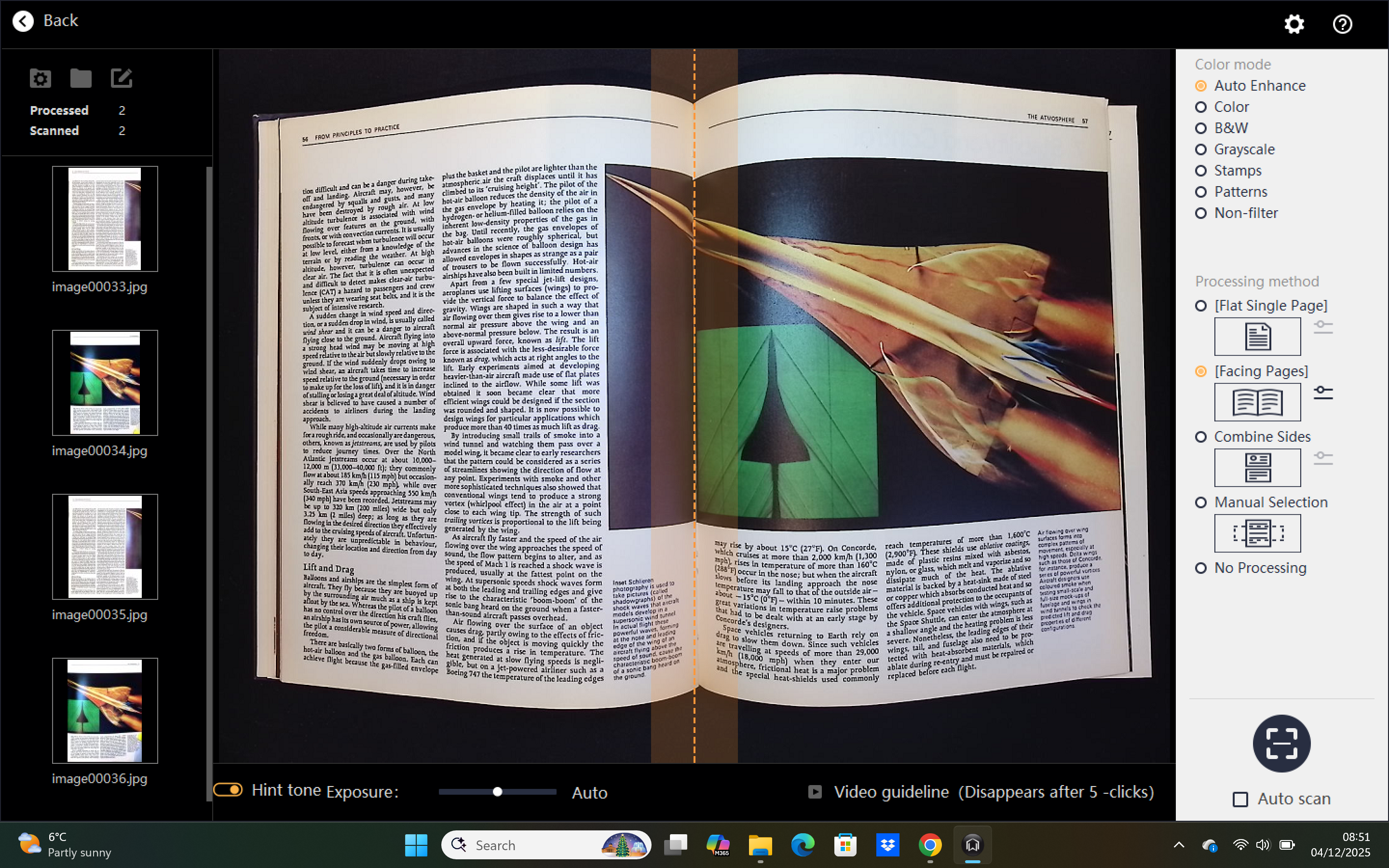 CZUR ET24 Pro software interface
