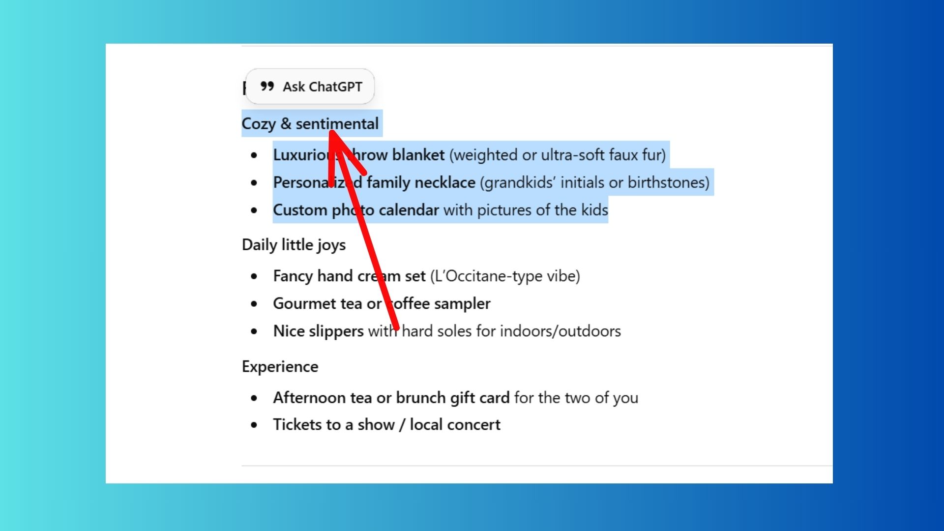branching screenshot