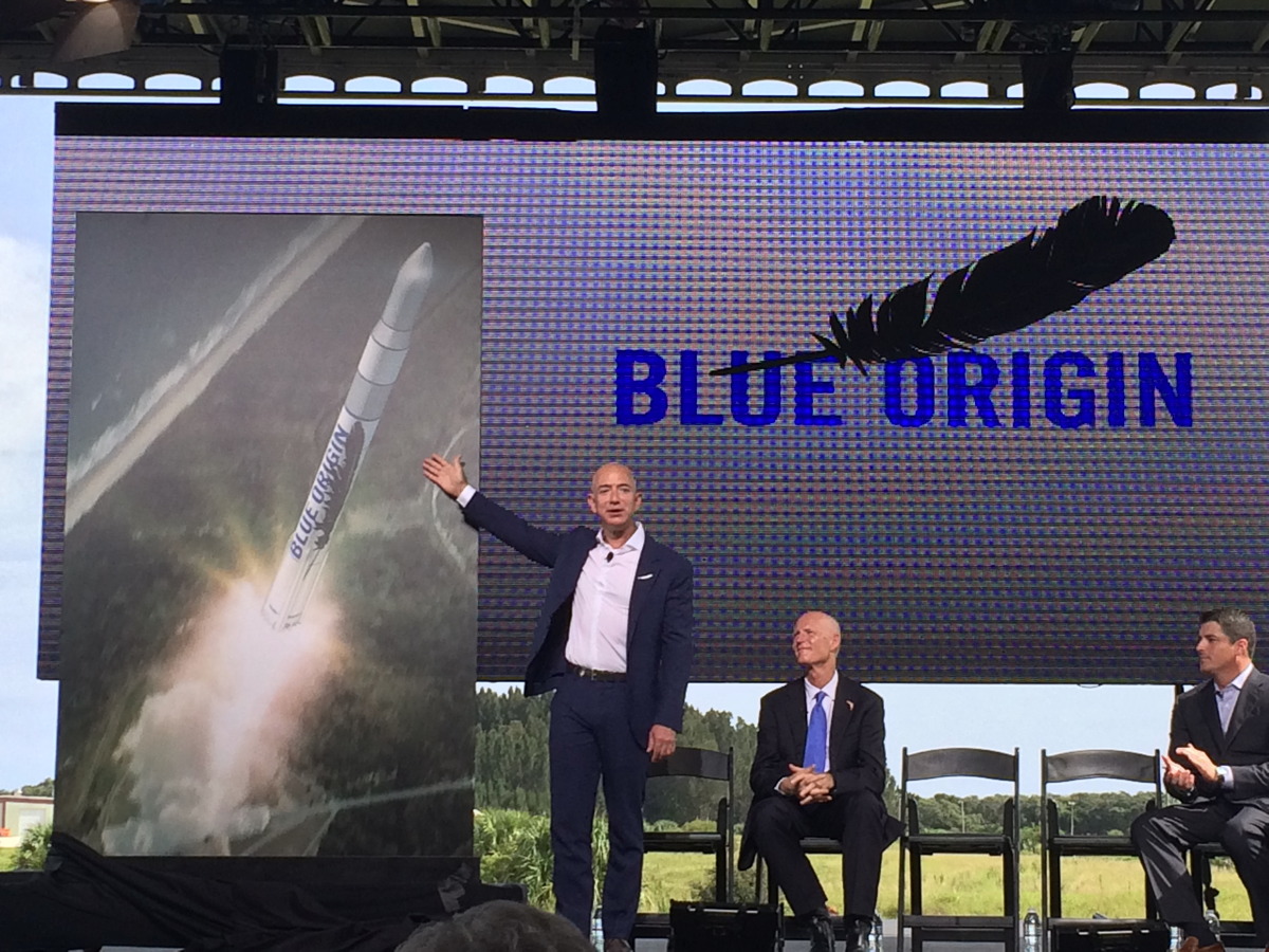 Bezos Announces New Blue Origin Facility at Cape Canaveral