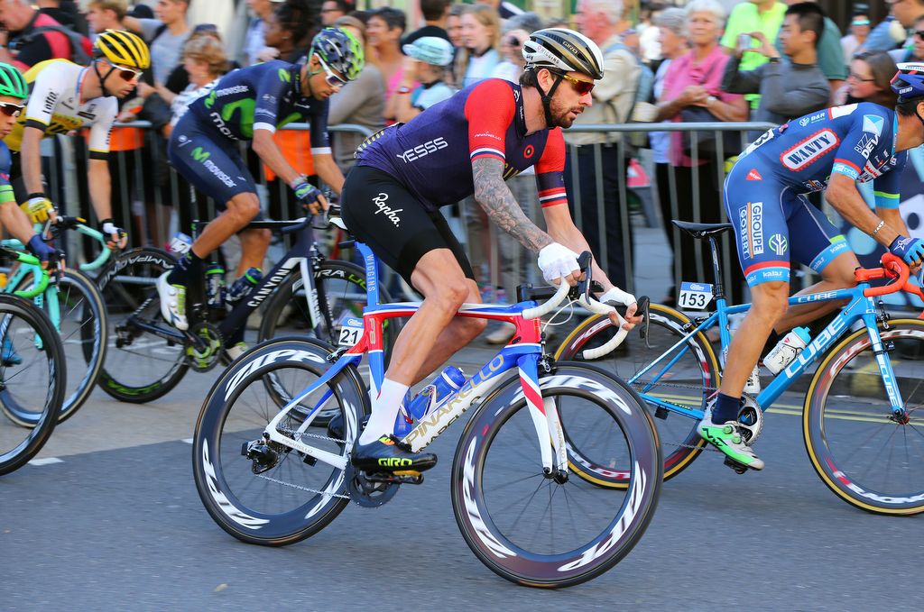 Bradley Wiggins in the final road race of his career