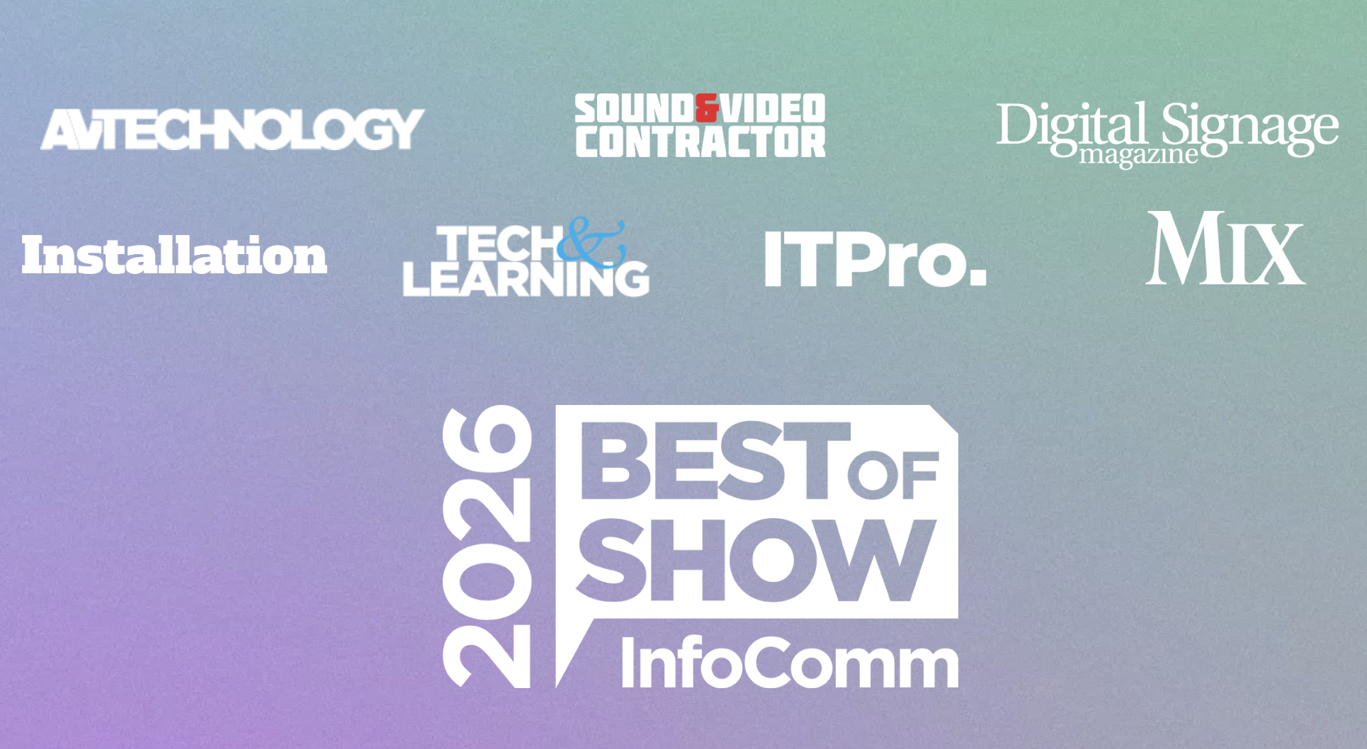 Infocomm 2026 Best of Show Awards website
