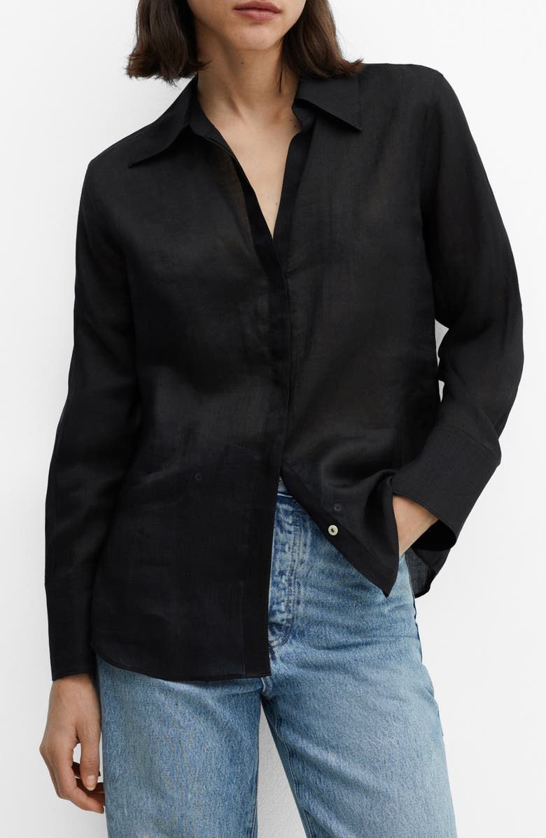 MATCHING BUTTON DOWN JOINT PRINT SHIRT main image 0