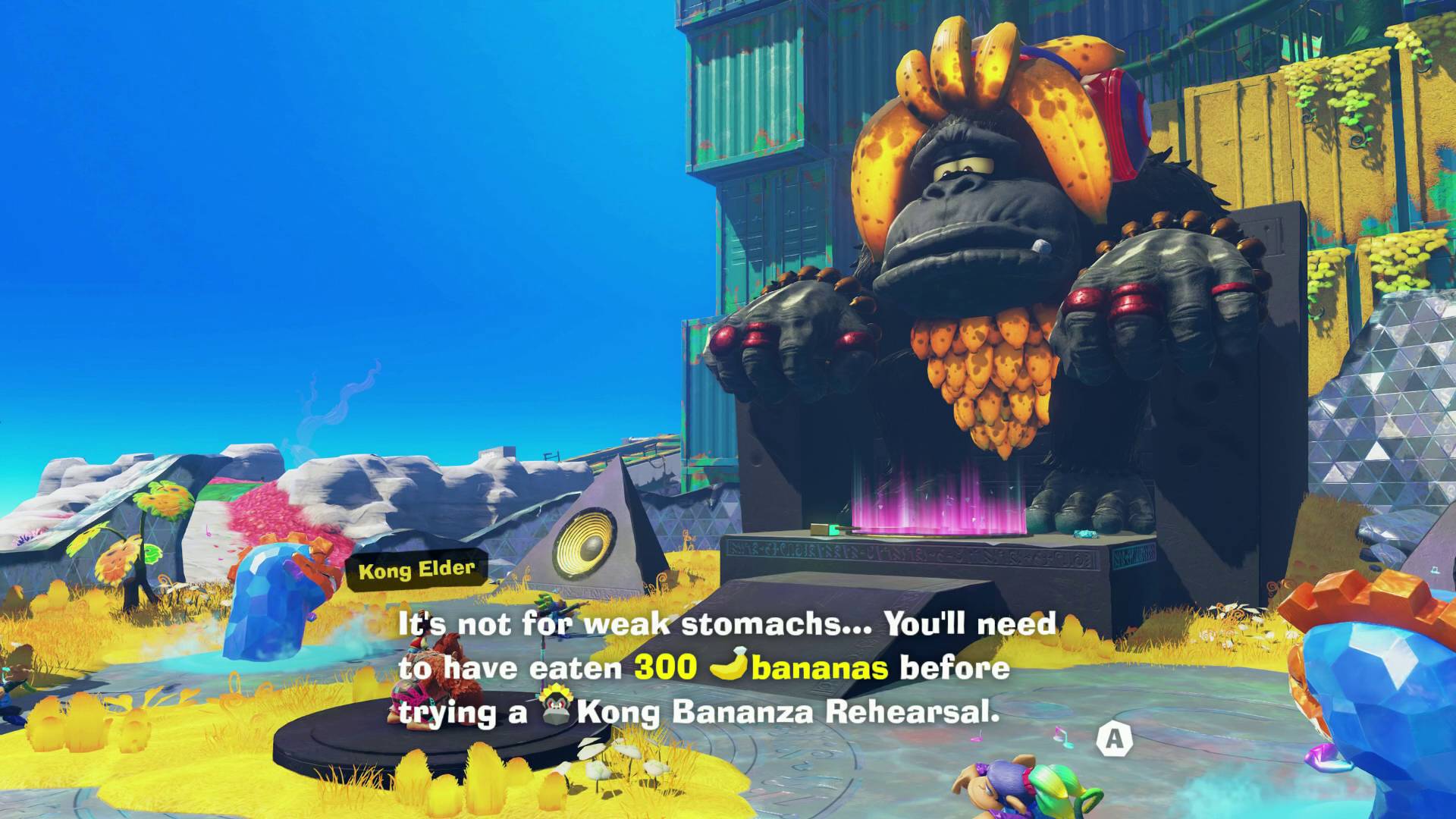 Donkey Kong Bananza post-game Kong Elder