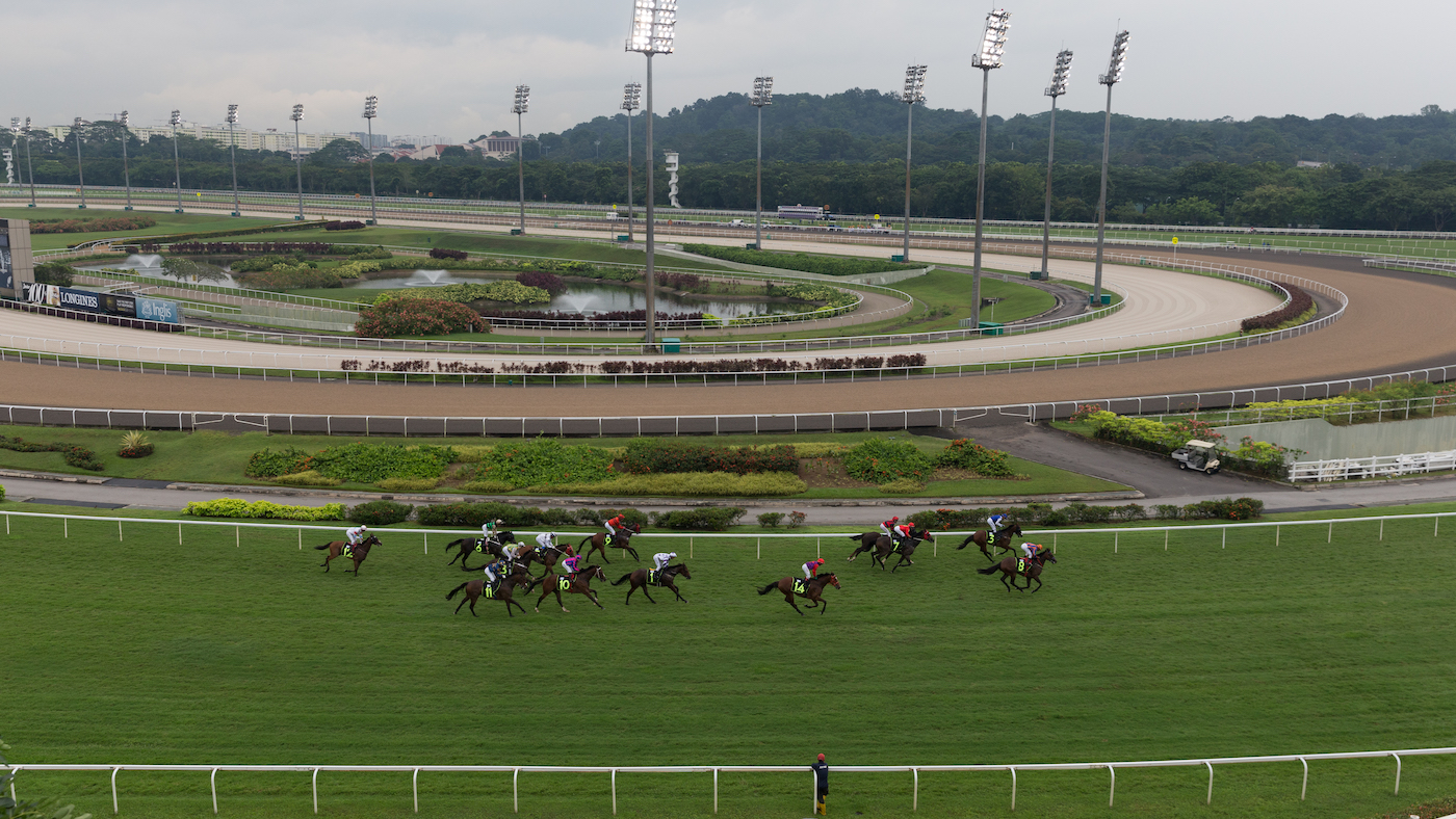 Library image of racing at Kranji in Singapore.