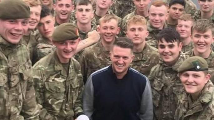 Tommy Robinson, army