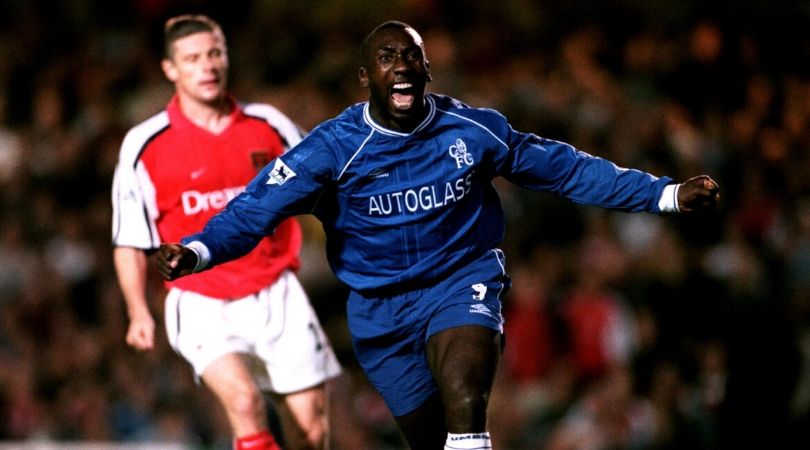 Jimmy Floyd Hasselbaink during his Chelsea days