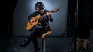 Makoto Terasaki, Takamine’s man for all seasons, is the designer behind the company’s best-sounding guitars and electronic innovations