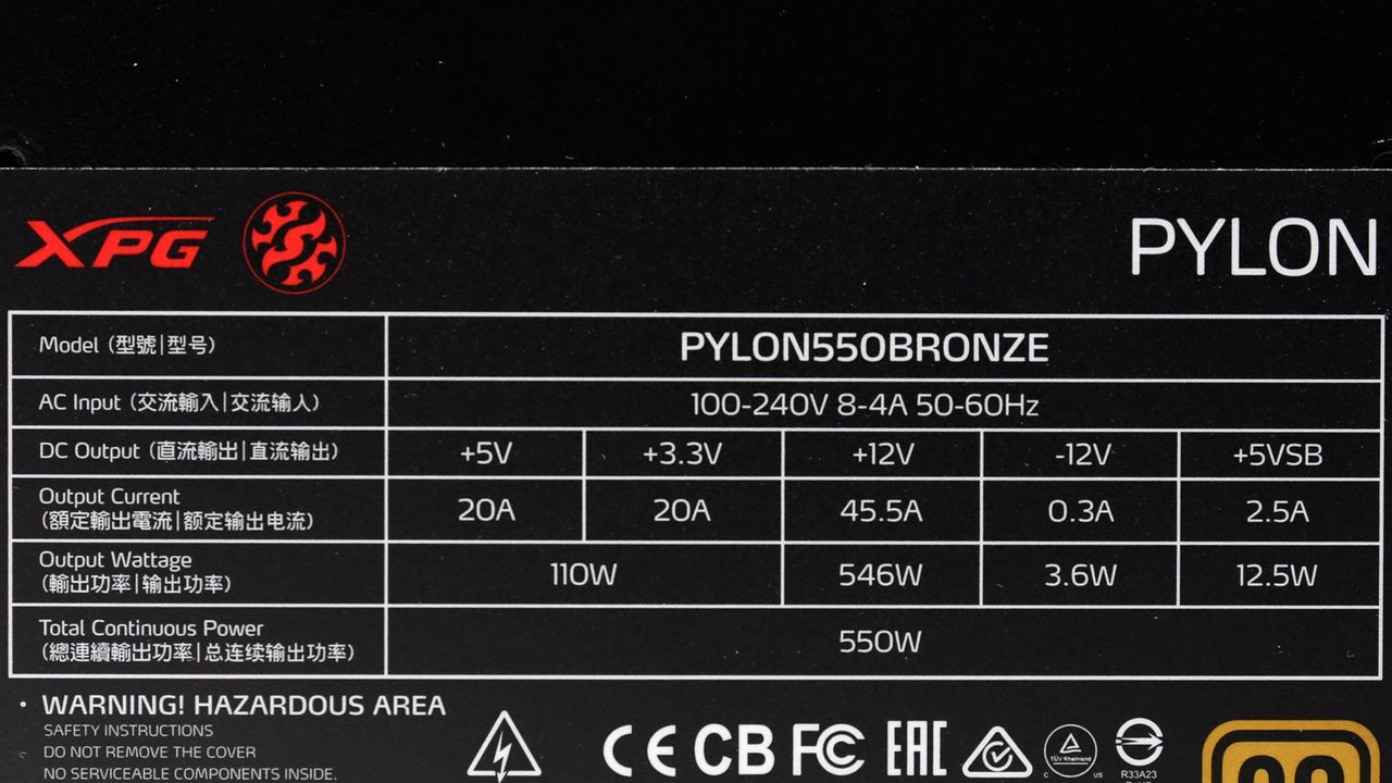 XPG Pylon 550W