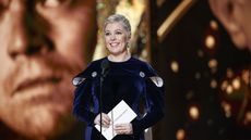 Olivia Colman presenting an award