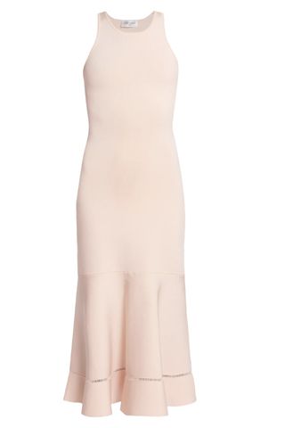 Victoria Beckham Sleeveless Fit-and-Flare Midi-Dress