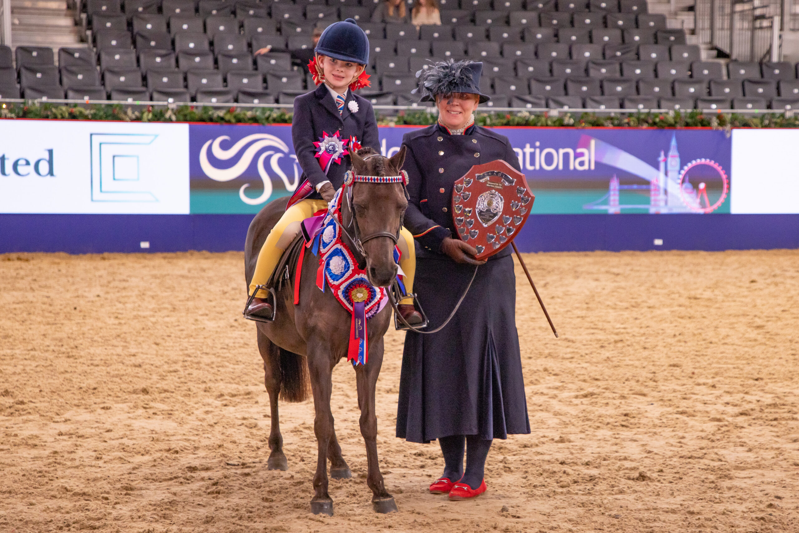 Grace Speak rides Mountain Gale to the oldest equine award and sixth place in the SSADL final at London International