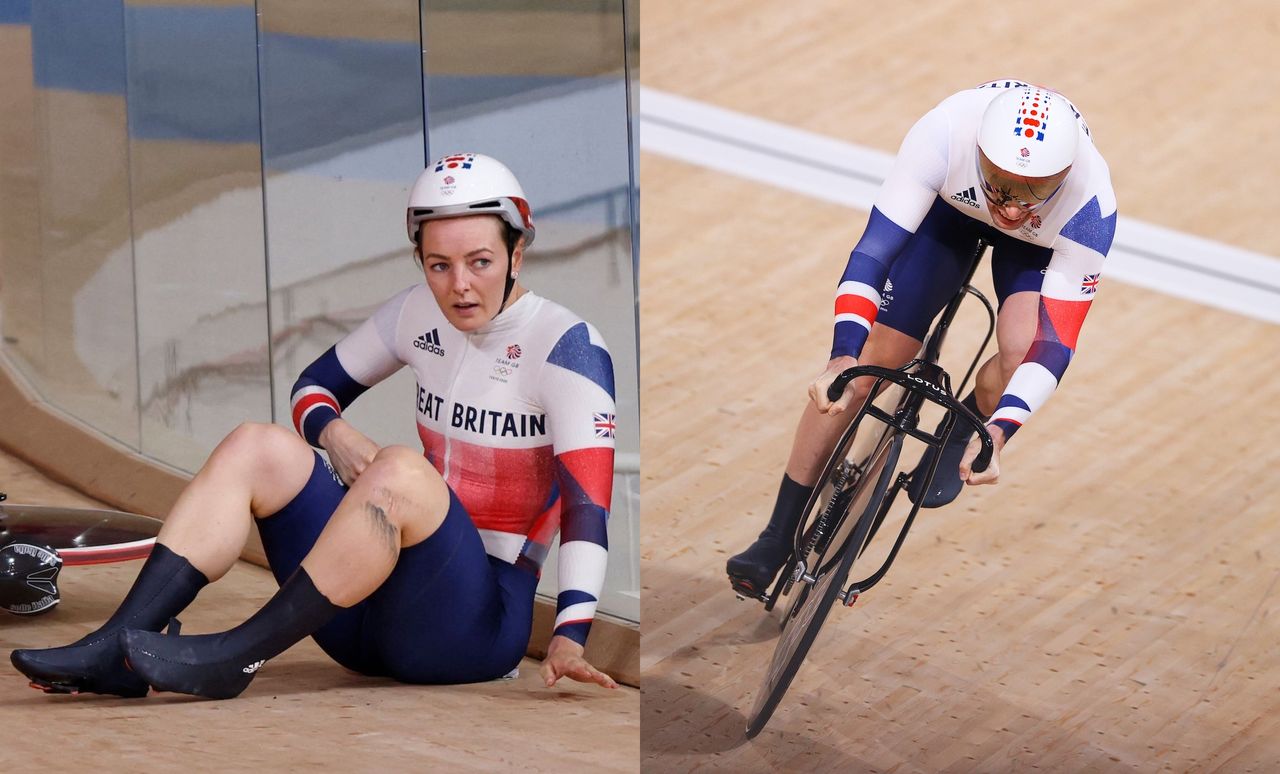 Katy Marchant and Jason Kenny