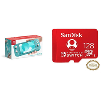 Nintendo Switch Lite + SanDisk 128GB microSD card: Was