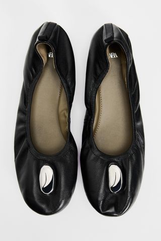 zara, Soft Leather Ballet Flats