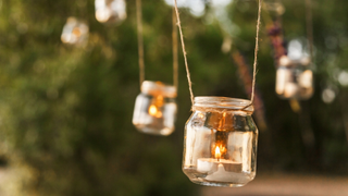 hanging candle lanterns