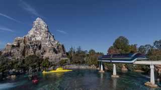 Monorail with Matterhorn mountain and Submarine