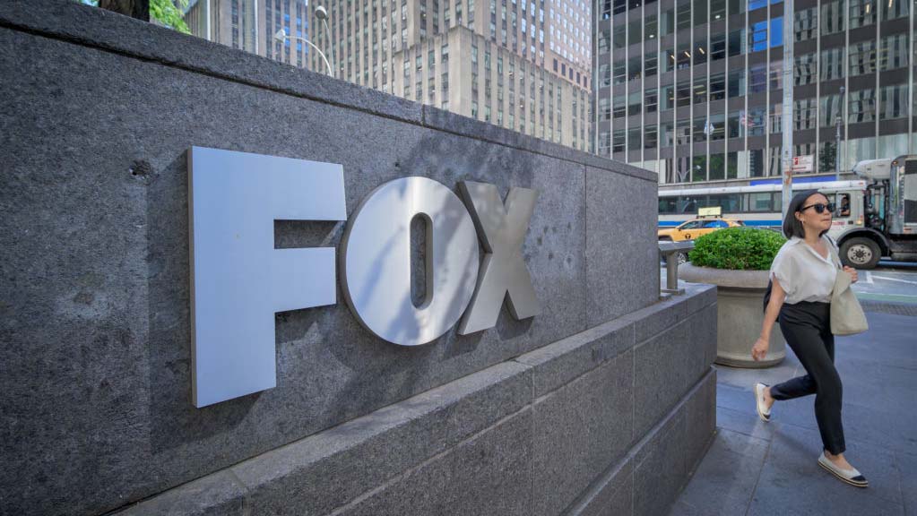 Fox logo on New York headquarters