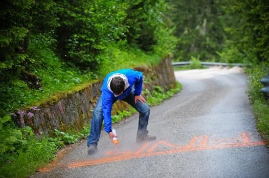 Marking out the finish