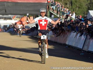 Elite men cross country - Schurter wins back-to-back men's cross country world titles