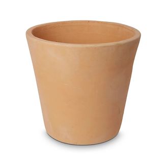 B&Q Verve Mali White washed Terracotta Circular Plant pot (Dia)40cm