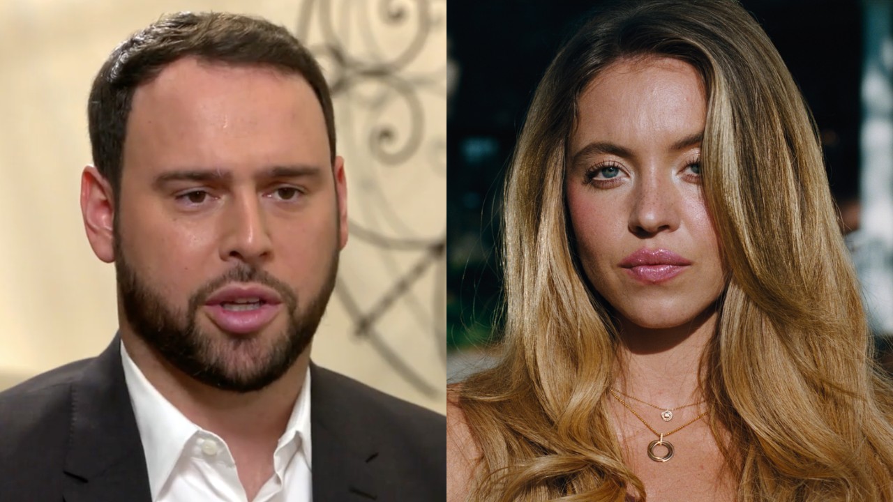 Scooter Braun speaks on CBS Mornings, while Cassie Howard (Sydney Sweeney) looks ahead on Euphoria.