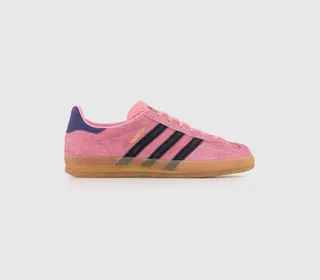 Adidas Pink and Blue Gazelle Trainers