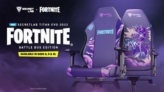 fortnite battle bus gaming chair