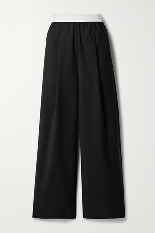 + Net Sustain Marit Pleated Recycled Woven Wide-Leg Pants