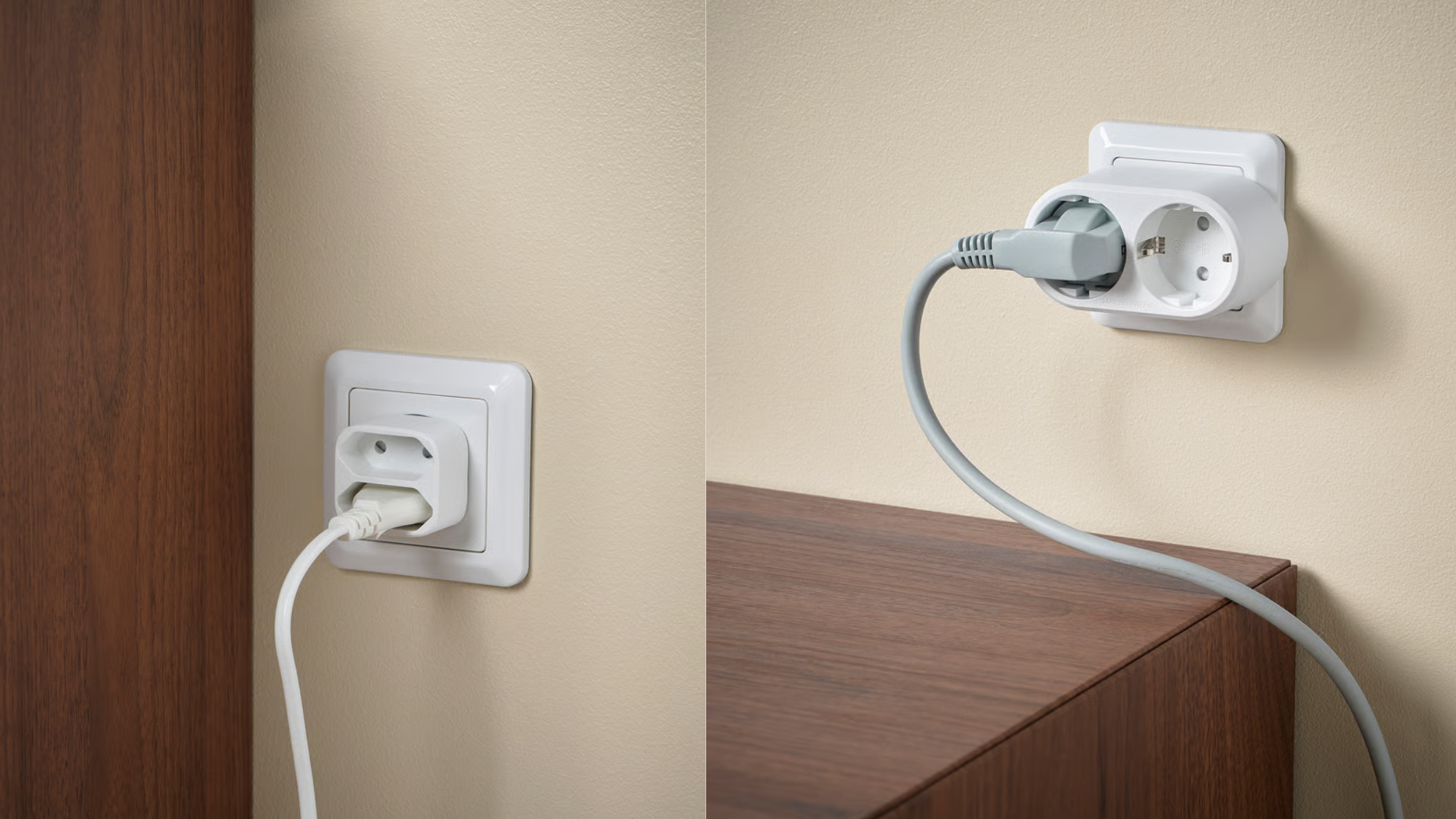 IKEA Koppla 2-way adaptor plug