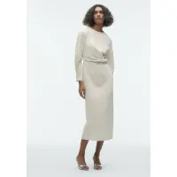 Midi Dress With Front Knot $69.60/£49.99 | Zara