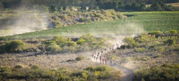 Dry conditions made the going tough in the dust