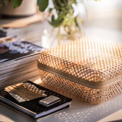 IKEA SMARRA natural box with lid