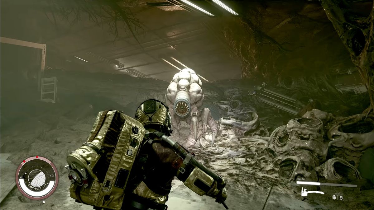Promotional screenshot of alien life in Starfield