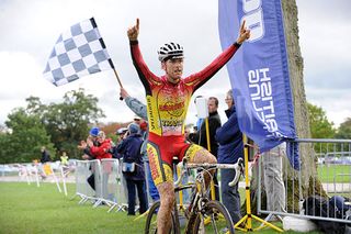 Stuart Bowers, cyclo-cross winner, Bike Blenheim Palace 2010